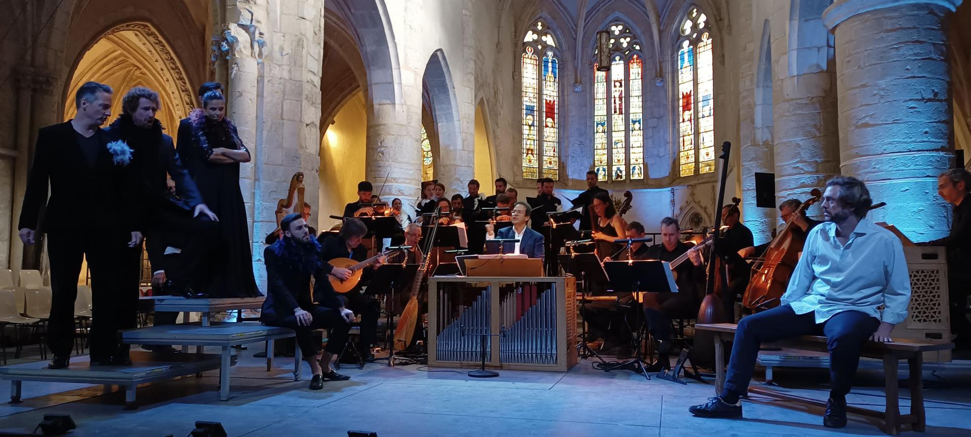 Cappella Mediterranea durante la prova (foto di Paolo Scarnecchia)