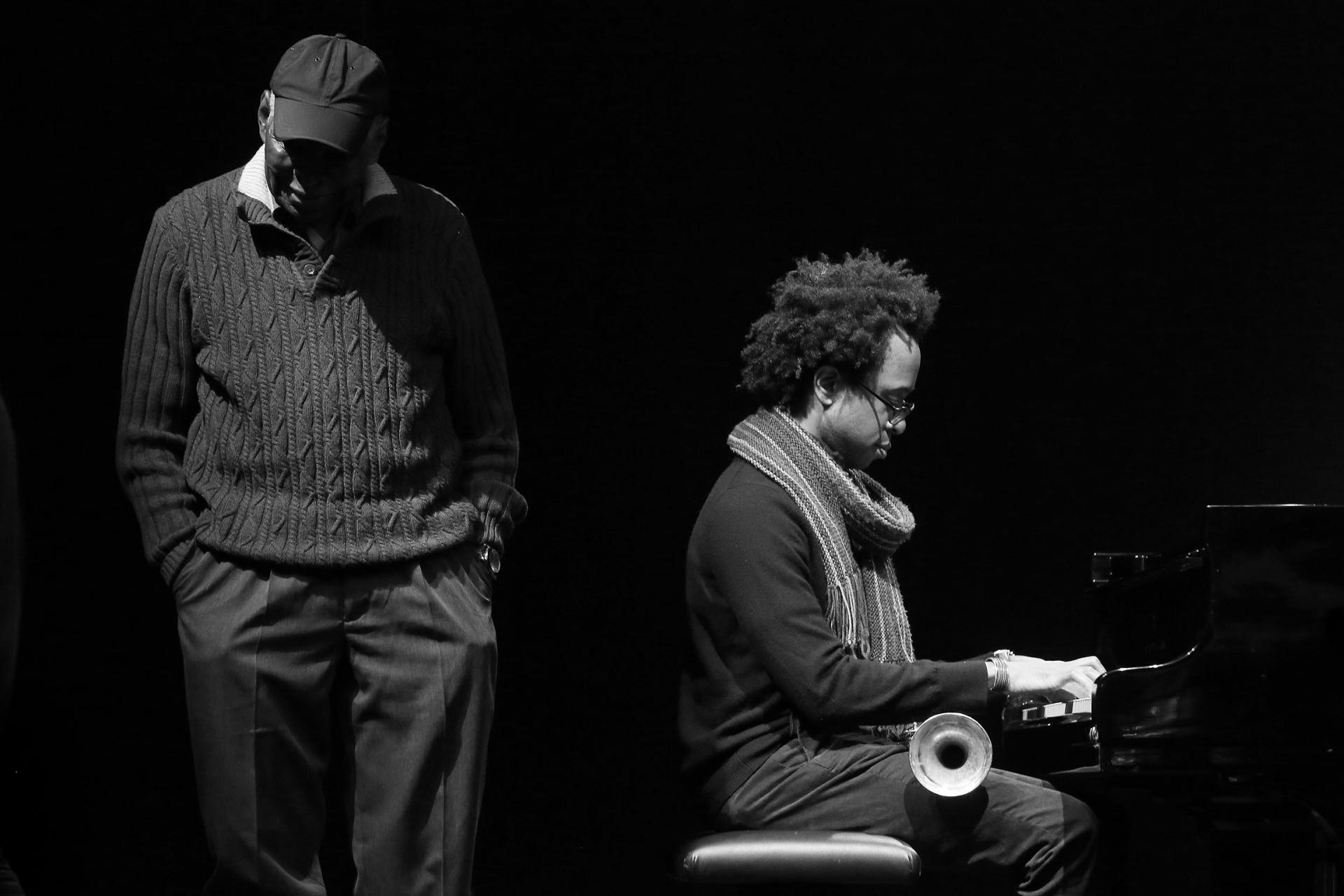Muhal Richard Abrams e Johnathan Finlayson (foto di Luciano Rossetti - Phocus)