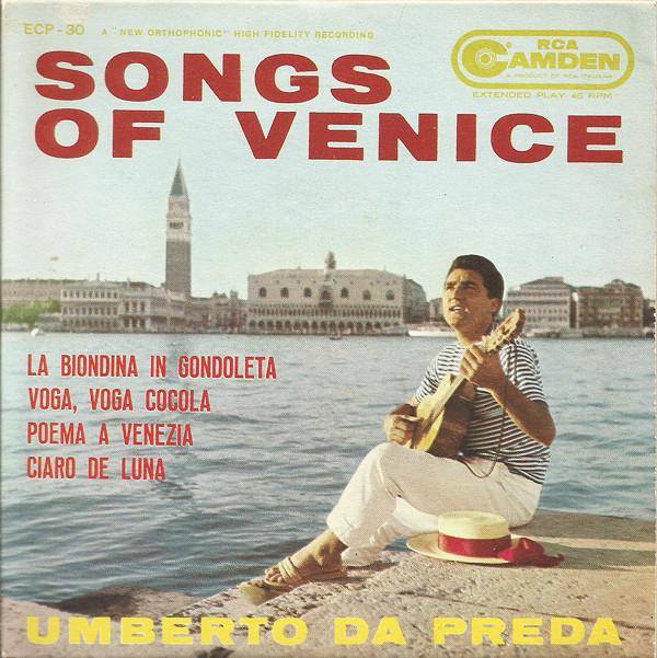 Canzoni venezia El Gondolier Pope