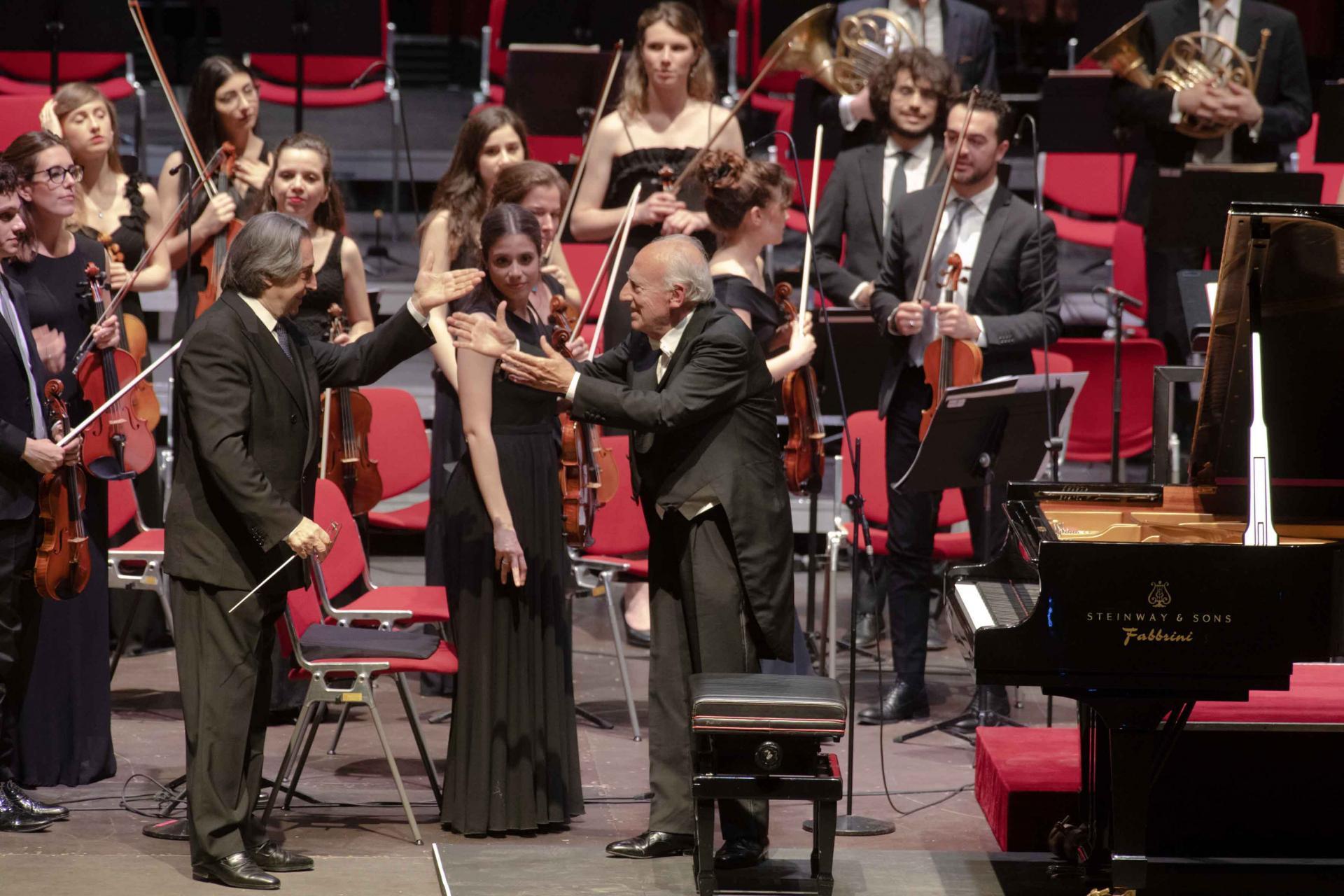 Riccardo Muti e Maurizio Pollini al Ravenna Festival (foto di Silvia Lelli) - migliori concerti 2019