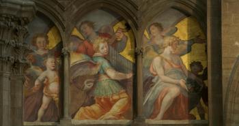 "Angeli musicanti", Santi di Tito, 1589. Controfacciata del Duomo, Firenze, Museo dell’Opera del Duomo