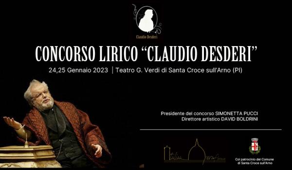 Italian Opera Florence - 1° Concorso lirico “Claudio Desderi” 