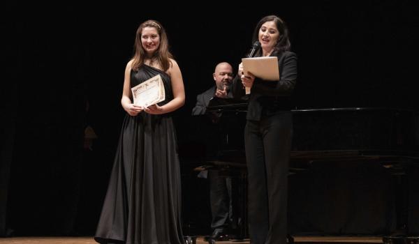 Concorso Desderi 2023 Elisabetta Ricci con David Boldrini e Simonetta Pucci 1° Concorso lirico “Claudio Desderi”