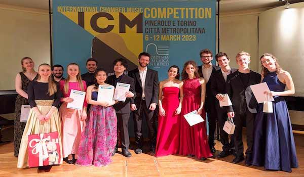 Premiazione ICM 2023 (foto Giorgio Vergnano) International Chamber Music Competition ‘Pinerolo e Torino Città metropolitana’