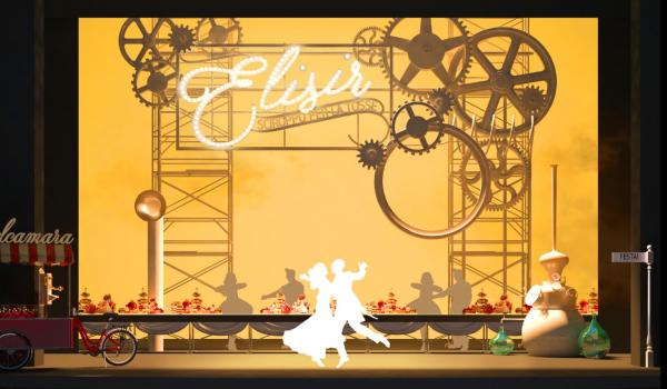 Bozzetto per L’elisir d’amore di Gaetano Donizetti
