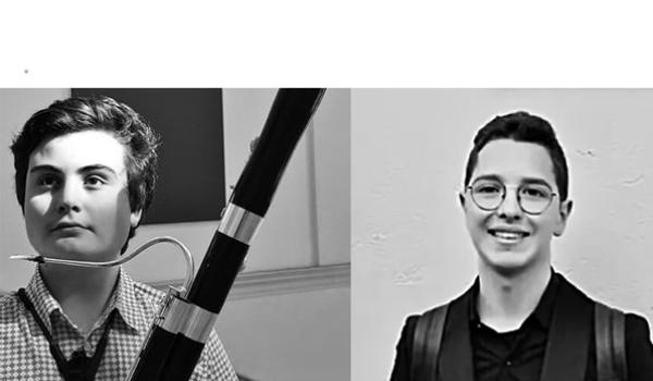 I vincitori Augusto Palumbo (fagotto) e Carlo Mistretta (oboe) Filarmonica della Scala