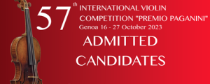  57° Concorso internazionale Premio Paganini