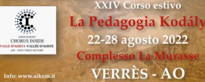 La Pedagogia Kodály: Corso estivo a Verrès