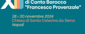 Concorso Internazionale di Canto Barocco “Francesco Provenzale”