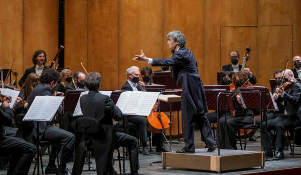 Kent Nagano con l'Orchestra Haydn (foto Fondazione Haydn)