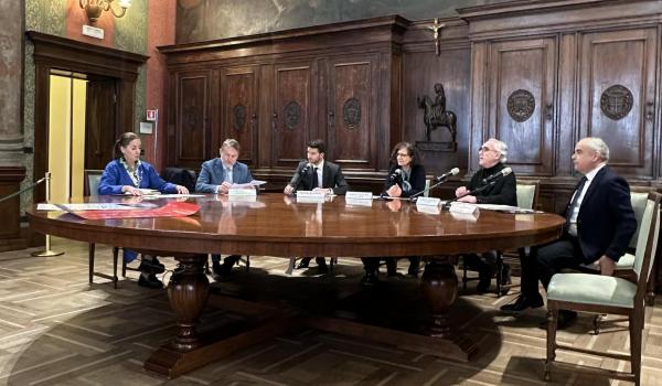 La conferenza stampa dei Virtuosi Italiani La conferenza stampa dei Virtuosi Italiani