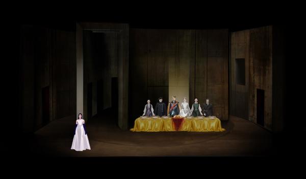 Bozzetto di Guido Buganza per Anna Bolena Bozzetto di Guido Buganza per Anna Bolena