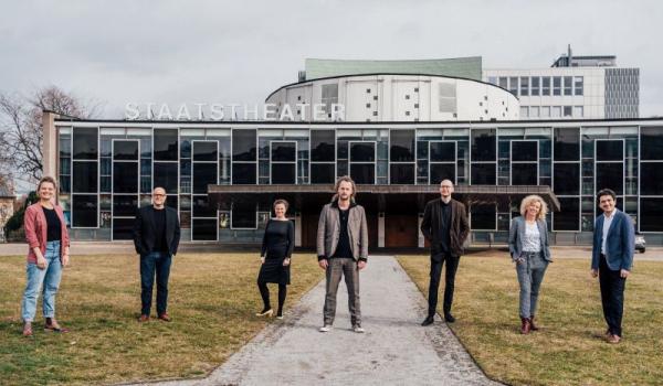 Il team che guiderà il Teatro di Kassel (Foto Marina Sturm)