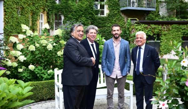 Leoluca Orlando, Gabriele Ferro, Omer Meir Wellber, Francesco Giambrone (foto Armgard Brand)