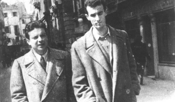 Maderna e Nono a Venezia nel 1948 (foto Fondazione Archivio Luigi Nono)