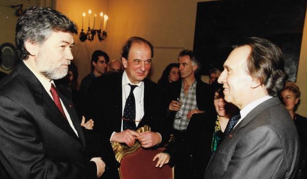 Stelio Vinanti tra Sergio Cofferati e Claudio Abbado