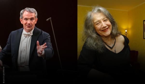 Fabio Luisi e Martha Argerich