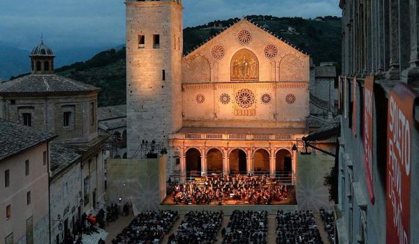 Spoleto: concerto in Piazza Duomo