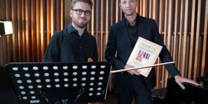 Edoardo Zosi con il pianista Wojciech Szymczewski