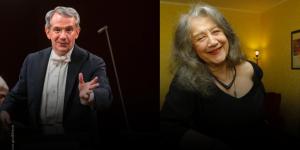 Fabio Luisi e Martha Argerich