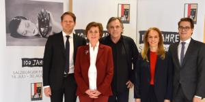 Florian Wiegand, Helga Rabl-Stadler, Markus Hinterhäuser, Bettina Hering, Lukas Crepaz (Foto SF Anne Zeuner)