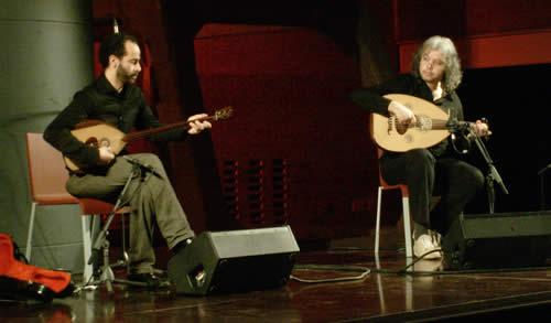 Ramzi Aburedwan e Ziad Benyoussef (foto Ciro De Rosa)
