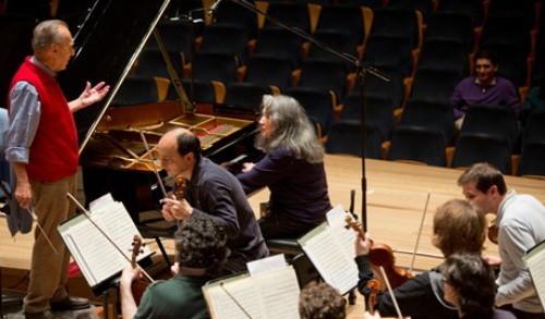 Abbado, Argerich provano con l'Orchestra Mozart (foto Lucerne Festival | Priska Ketterer)