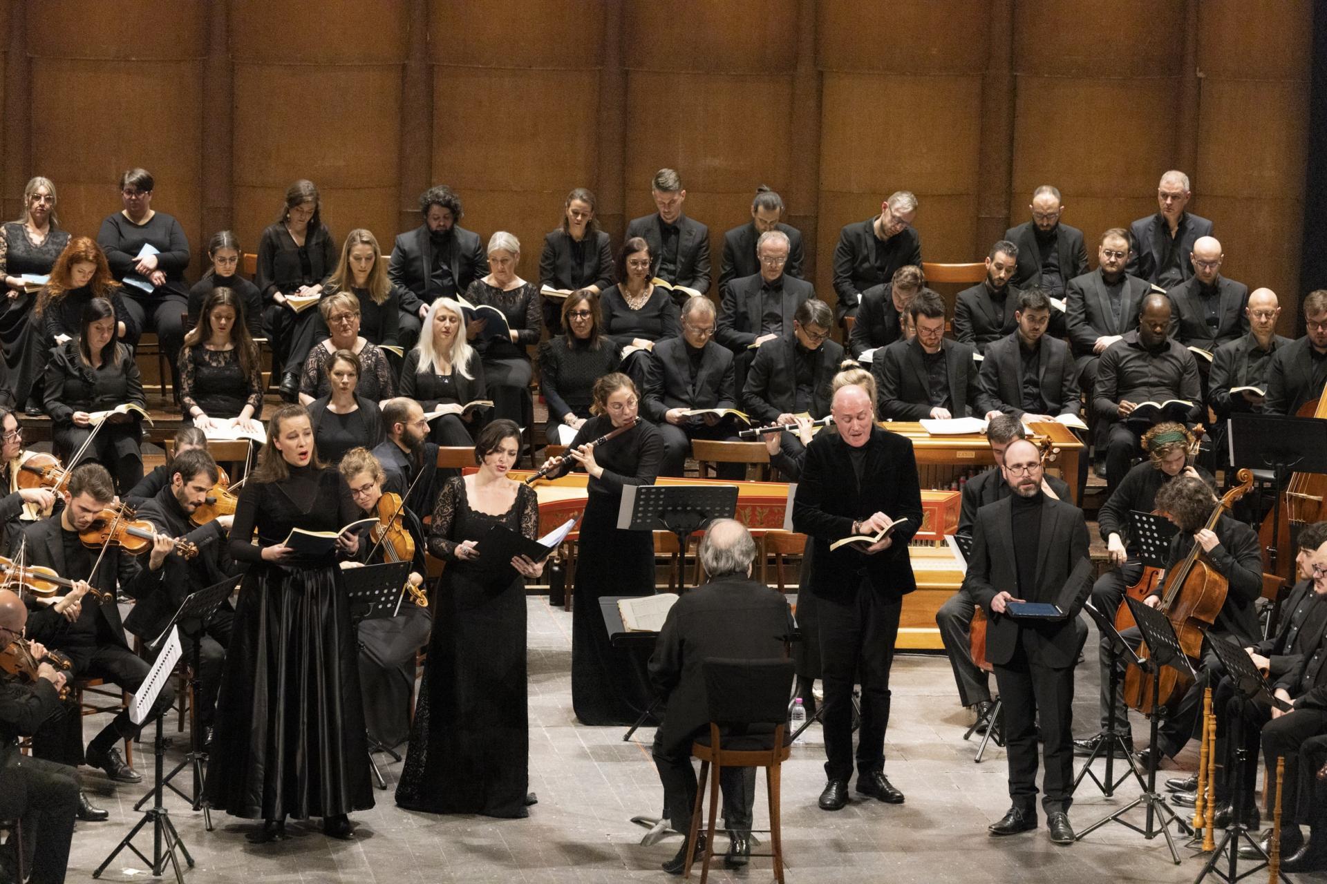 Andrea Marcon e l'Orchestra Frau Musika (foto Marco Caselli Nirmal)