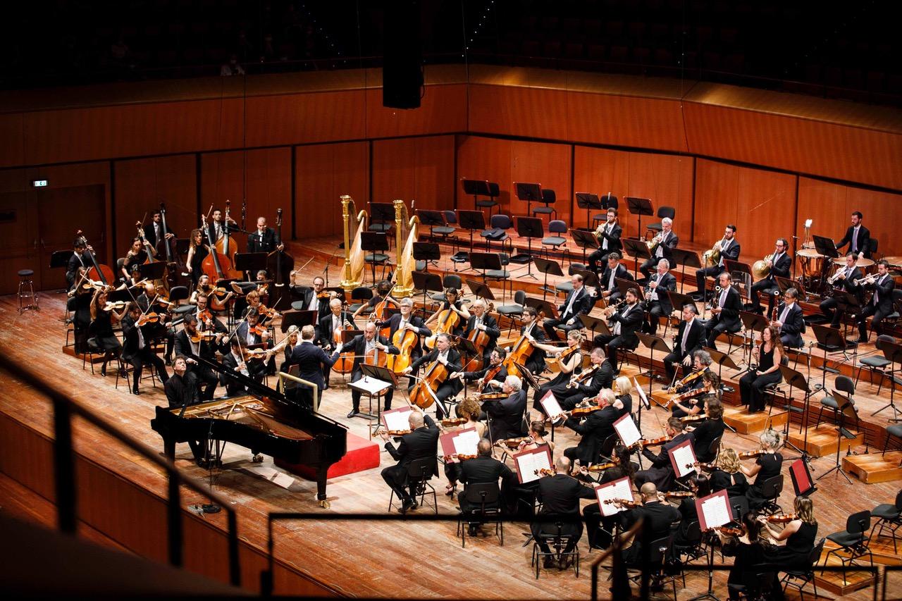 Daniel Harding e Paul Lewis - Accademia Nazionale di Santa Cecilia (foto Musacchio - Ianniello - Pasqualini)