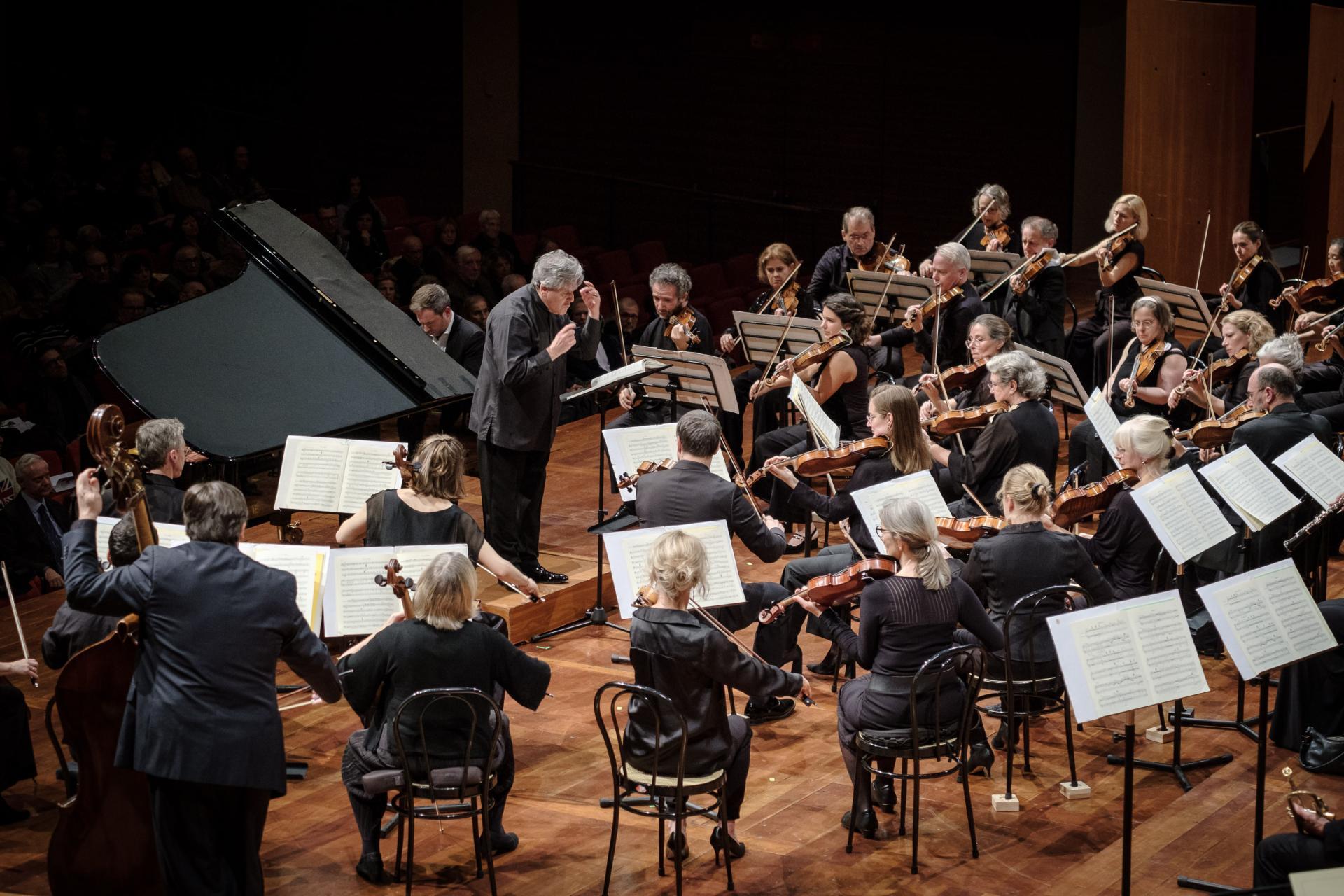 Pappano, Chamayou ( Foto Mattia Gaido) Pappano, Chamayou ( Foto Mattia Gaido)
