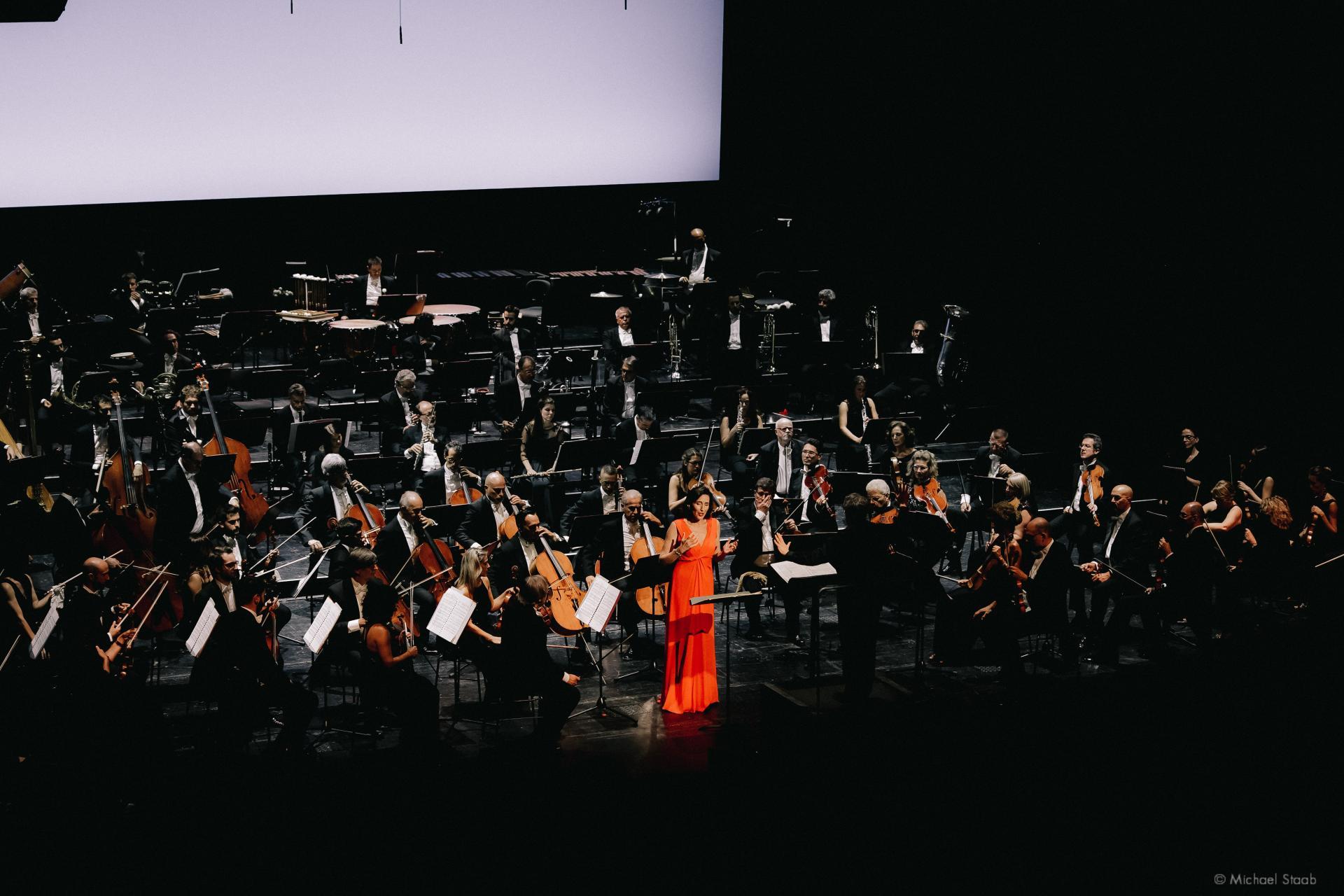 Véronique Gens, Orchestra dell’Accademia di Santa Cecilia, Antonio Pappano (Foto Michael Staab) Véronique Gens, Orchestra dell’Accademia di Santa Cecilia, Antonio Pappano (Foto Michael Staab)
