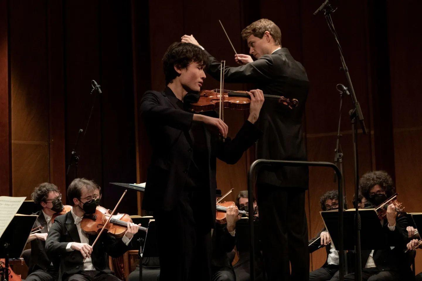 Felix Mildenberger, Daniel Lozakovich e LaFil Felix Mildenberger, Daniel Lozakovich e LaFil
