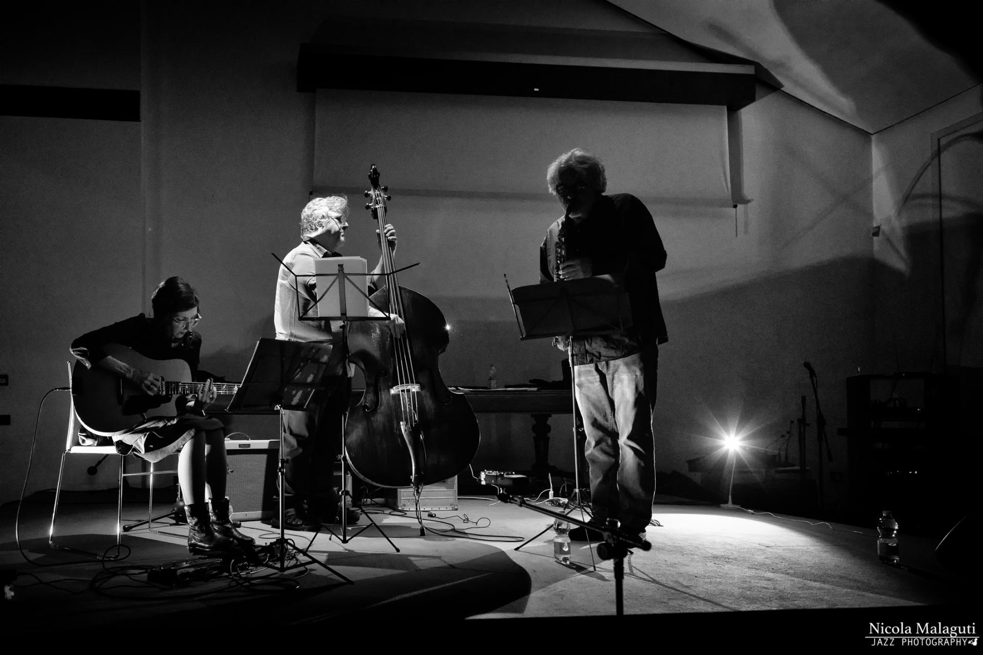 Very Practical Trio (foto di Nicola Malaguti) Very Practical Trio (Michael Formanek, Tim Berne, Mary Halvorson)