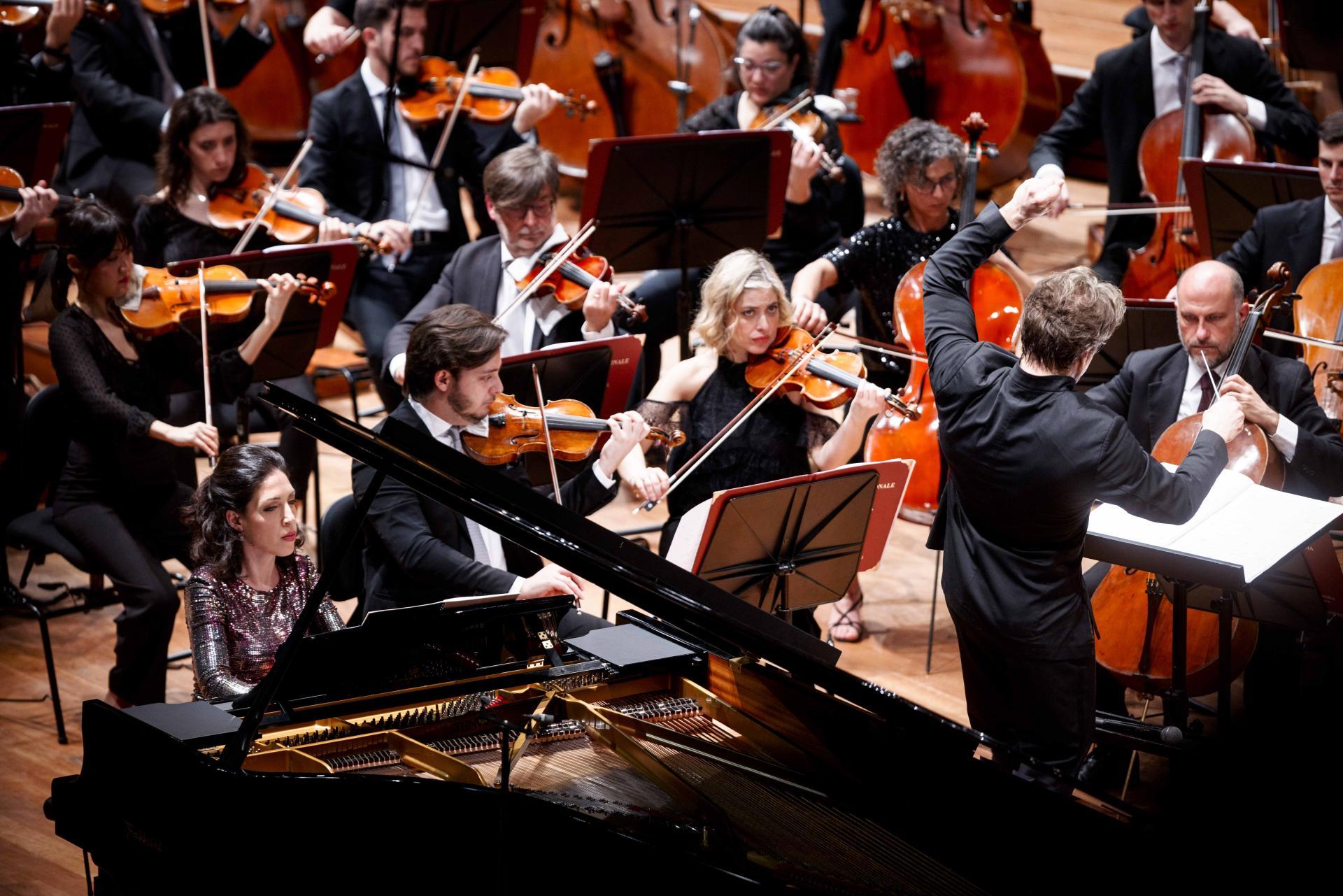 Beatrice Rana, Jakub Hrůša,  Orchestra dell’Accademia Nazionale di Santa Cecilia