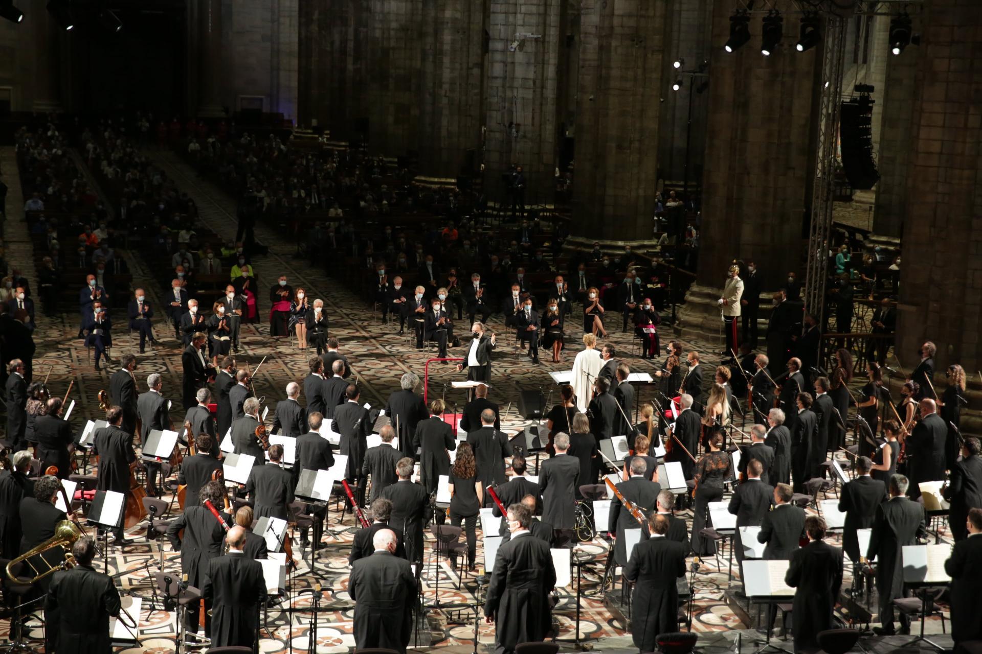 La Messa da Requiem in Duomo (Foto Brescia e Amisano/Teatro alla Scala)