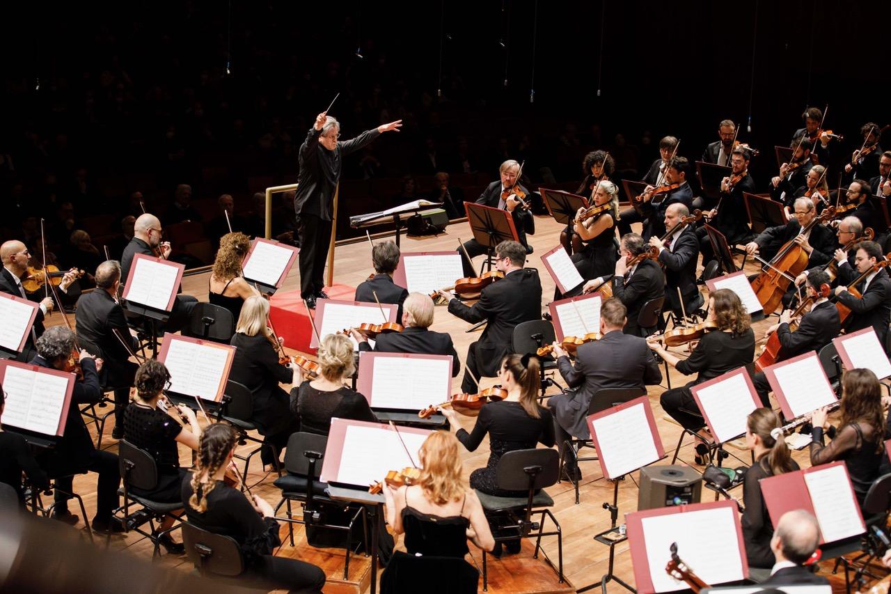 Pappano e l'Orchestra dell'Accademia Nazionale di Santa Cecilia (Foto Musacchio, Ianniello e Pasqualini)