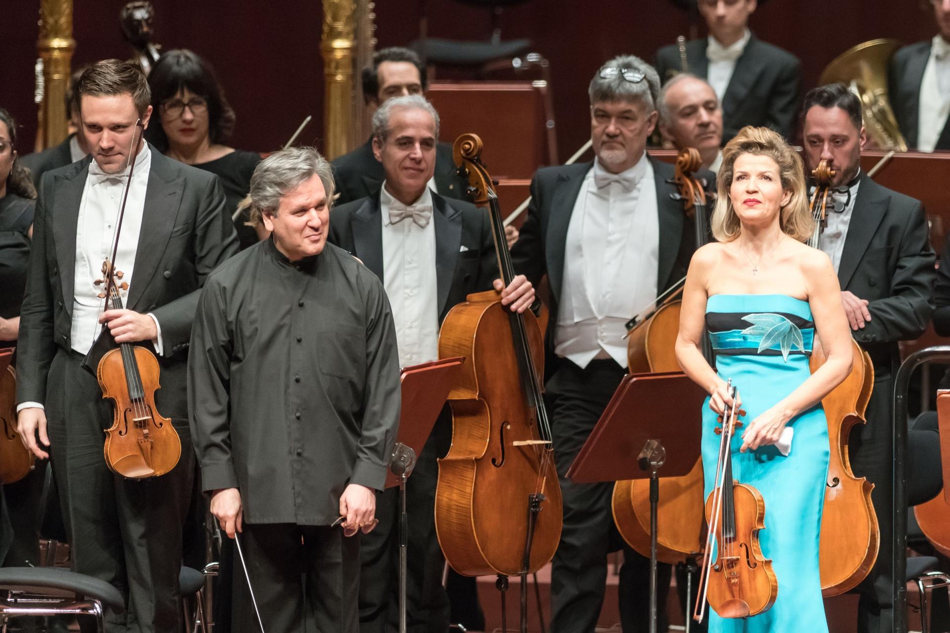Foto © Alte Oper/ Wonge Bergmann Orchestra dell’Accademia di Santa Cecilia con Anne-Sophie Mutter