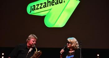 John Surman e Karing Krog a Jazzahead! 2019 (foto di Luca Vitali)