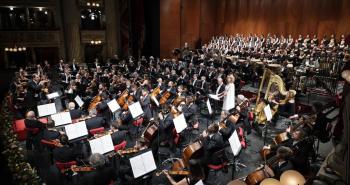 Gatti e l'Orchestra della Scala ( Foto Brescia e Amisano)