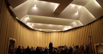Auditorium “Shigeru Ban” del Conservatorio “A. Casella” (Foto Gabriele Di Nardo)