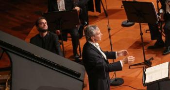 Fabio Luisi, Francesco Piemontesi e l'Osn Rai (Foto Gianluca Platania)