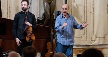 Ilya Gringolts e Salvatore Sciarrino (Foto Roberto Testi)