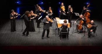 Orchestra Europa Galante, direttore e violino solista Fabio Biondi (foto Andrea Morgillo)