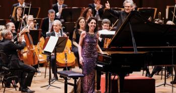 Beatrice Rana e Antonio Pappano (Foto Musacchio e Ianniello)