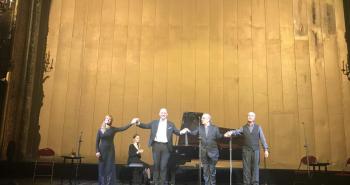 Applausi finali al concerto Degout, Jacquard, Planès, Germser